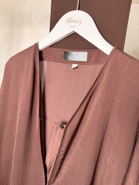 Almaz Abaya ~ Brown